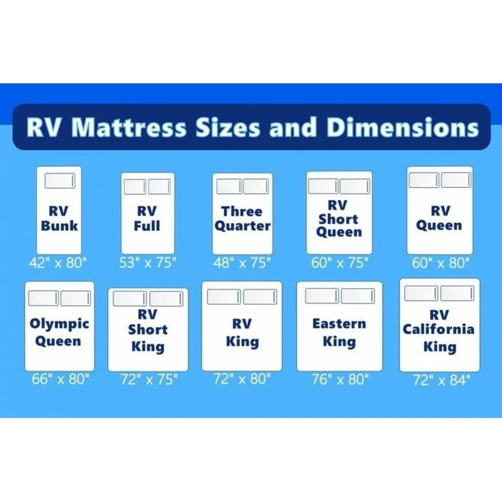 Vtg Daybed RV Mattress Futon Slipcover 66